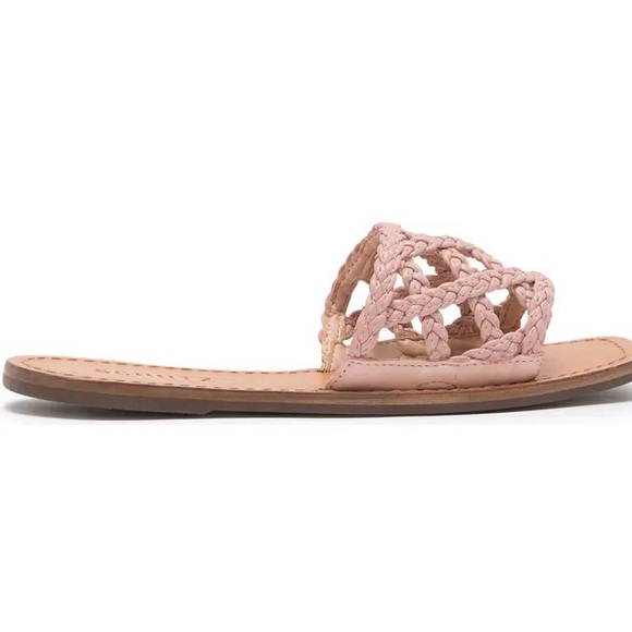 SCHUTZ Pink Braided Slide Sandal - Picture 2 of 4